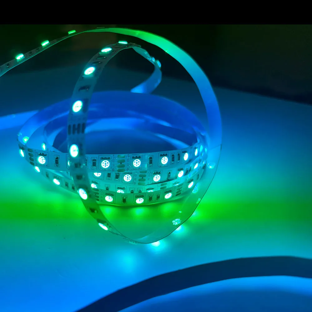 WS2812B Digital 5050 smd RGB IC Flexible White Black PCB 2m 3m 5m 10m 15m 20m 30 meter 40m 10mm 12mm Full Colour Led Light Strip