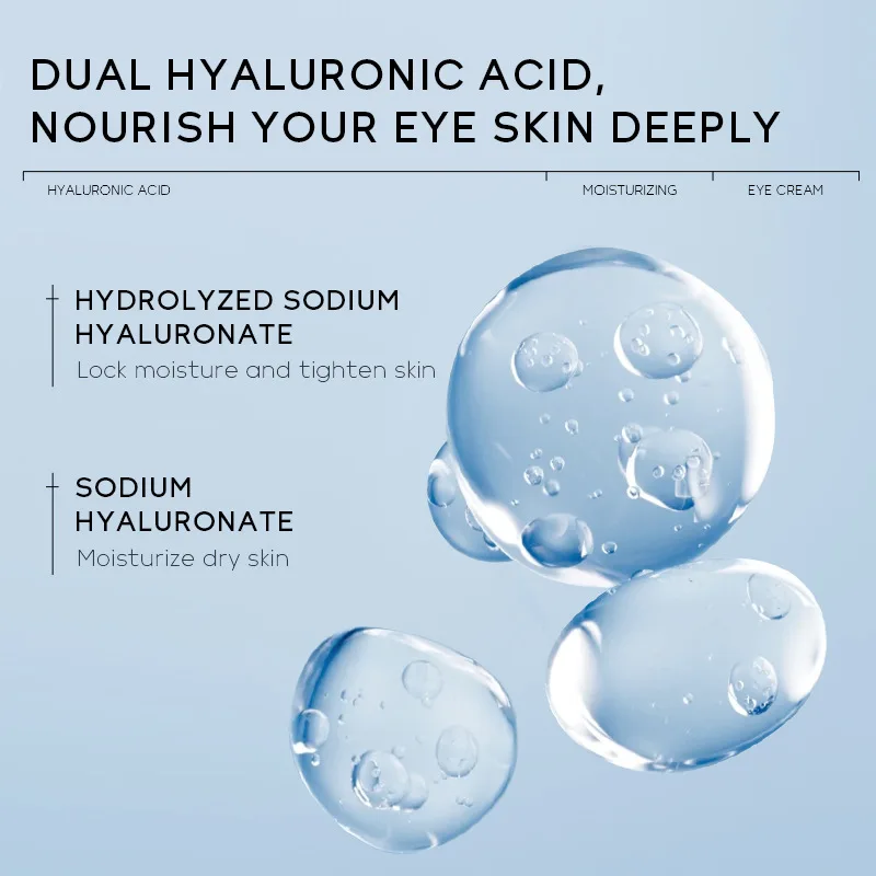 Hyaluronic Acid 15g  Moisturizing Improve Dullness Around Eyes Firm Eye Skin Eye Cream