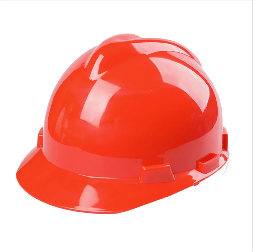 Comfortable anti-smash construction site construction labor protection V PE helmet