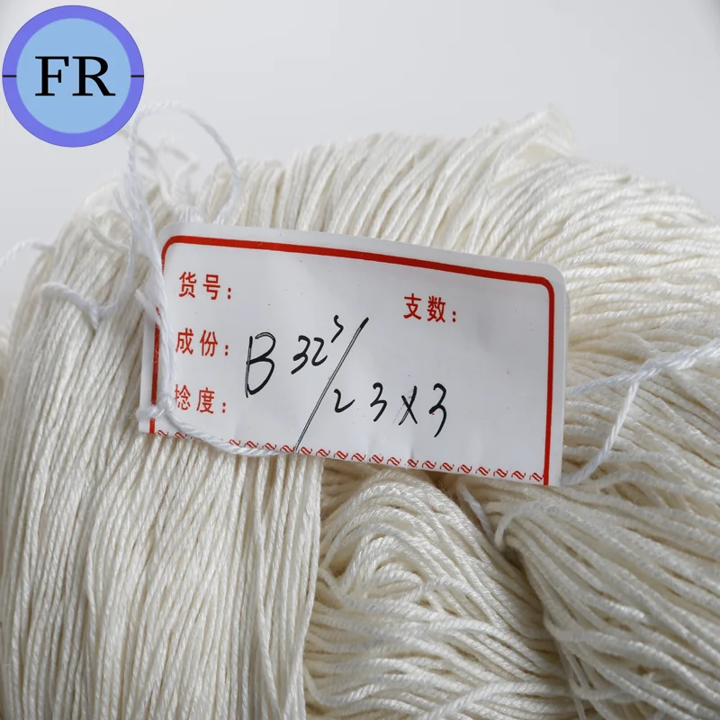 100% Marino Wool Silk Yarn 32nm/2 for Residential Carpet Luxury