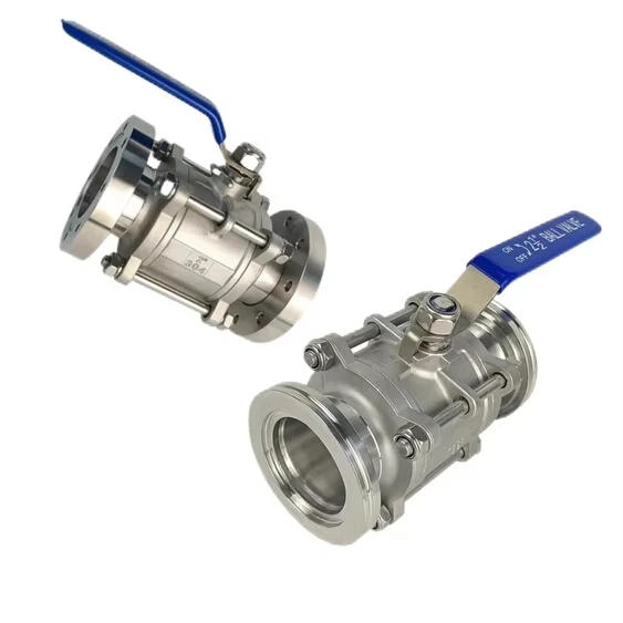 304 stainless steel three-piece ball valve Internal thread pipe 316L welded valve switch stainless steel ball valve