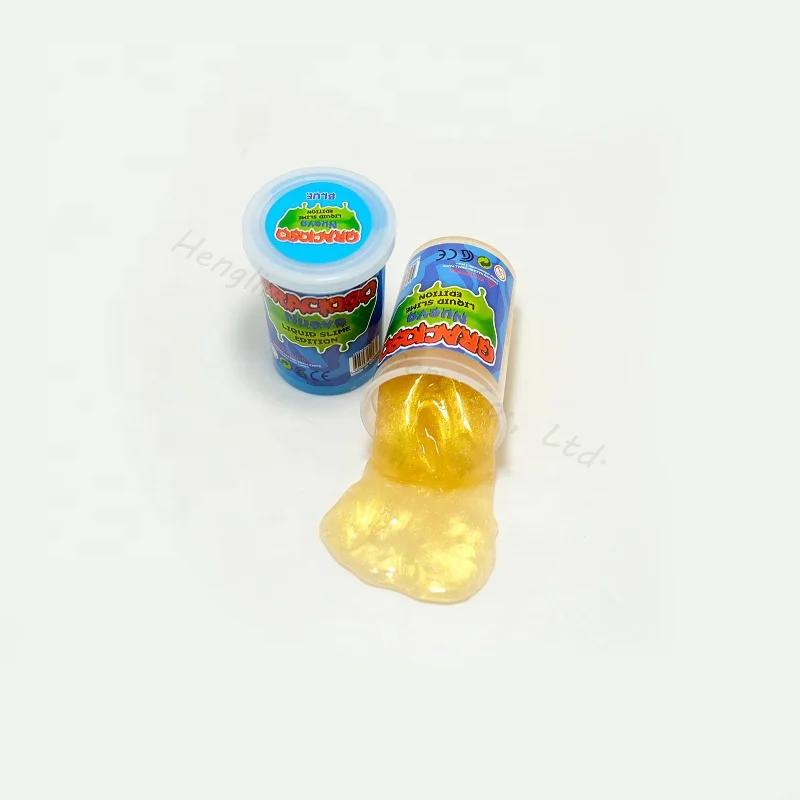2021 New Arrival 4 Colors Jelly Play Dough Slime Kids Funny DIY Jelly Slime galaxy Charm Luminous Slime Toys Kit