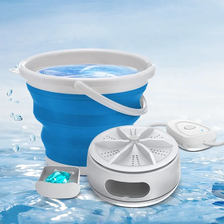 Hot sale home hotel school mini laundry ultrasonic semi auto home folding washing machine