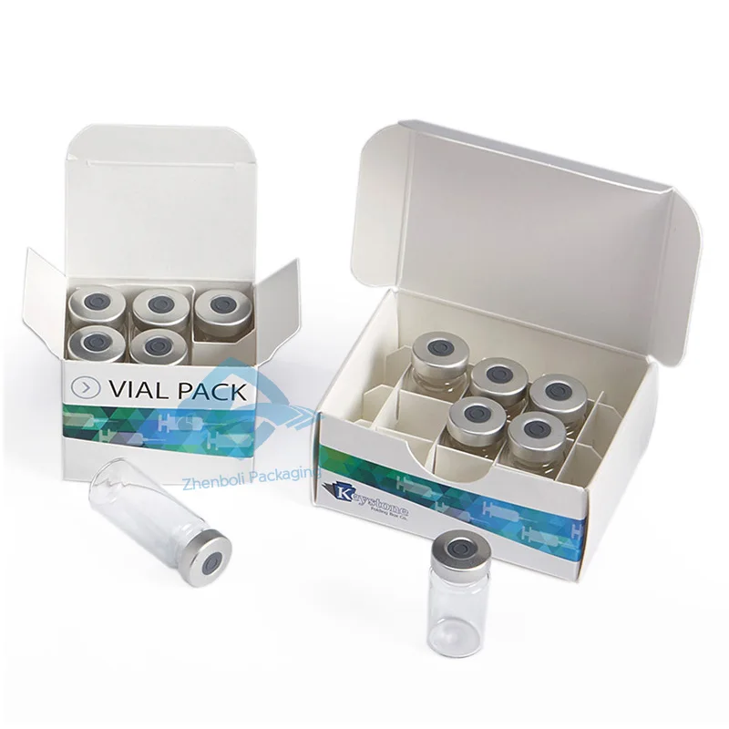 Custom Medicine Bottle Packaging Box Medicine Pharma Vial Paper Packaging Carton Box For Pharma