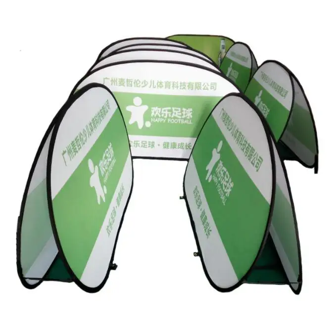 Выставочная наружная Торговая выставка рекламная реклама для гольфа спортивное мероприятие индивидуальная печать складные горизонтальные выдвижные баннеры