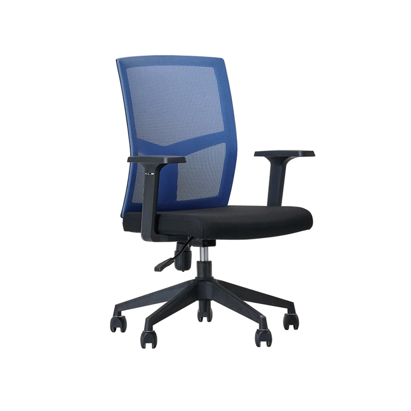 Ergonomic full Mesh Swivel Chair with Castors Black Office Chair for Office Desk Conference Room Chair