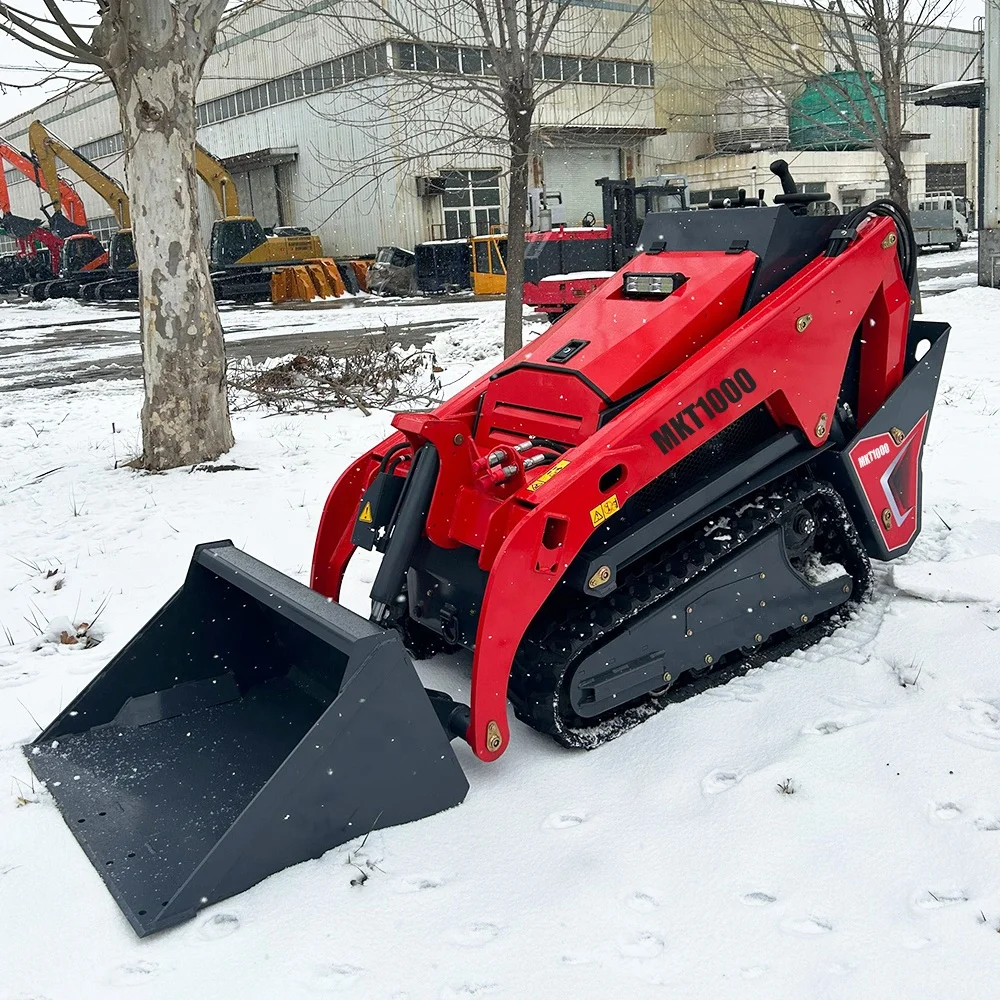 Mini Crawler Skid Steer Loader 1.5 ton With Diesel EPA/CE Engine