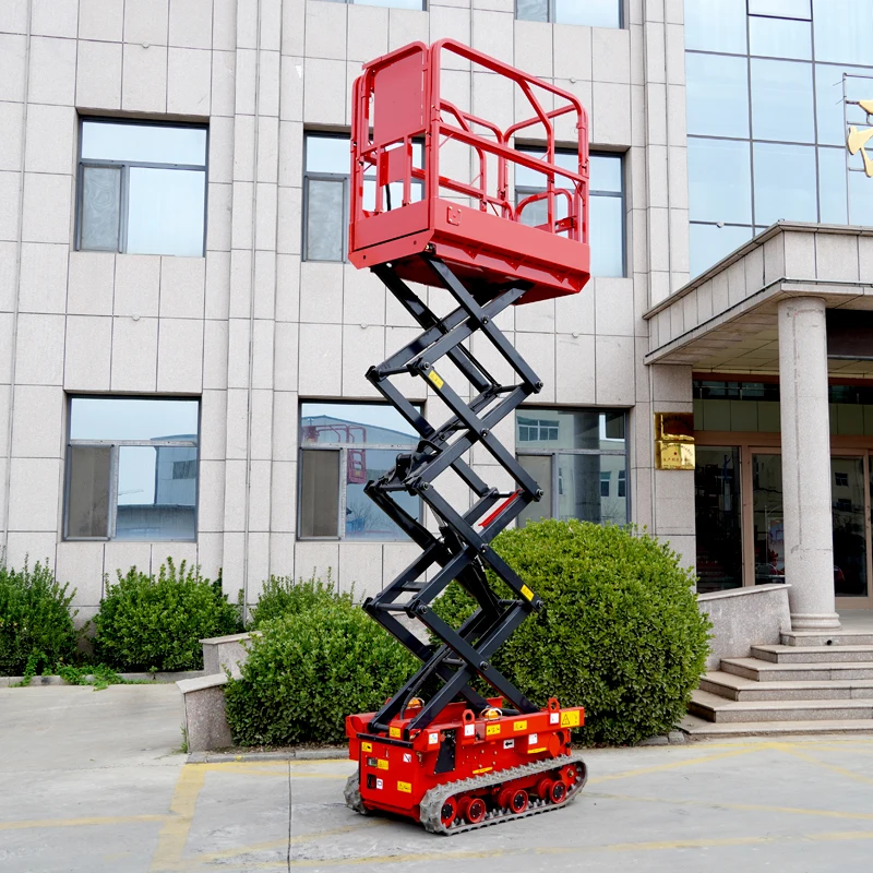 Fast delivery Self propelled lifting platform hydraulic manual platform lift platform lifting trolley