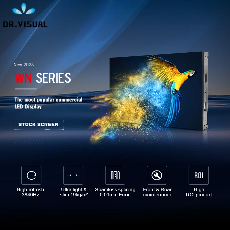 DR VISUAL Magnetic Module Design indoor led display outstanding contrast ratios led curtain display