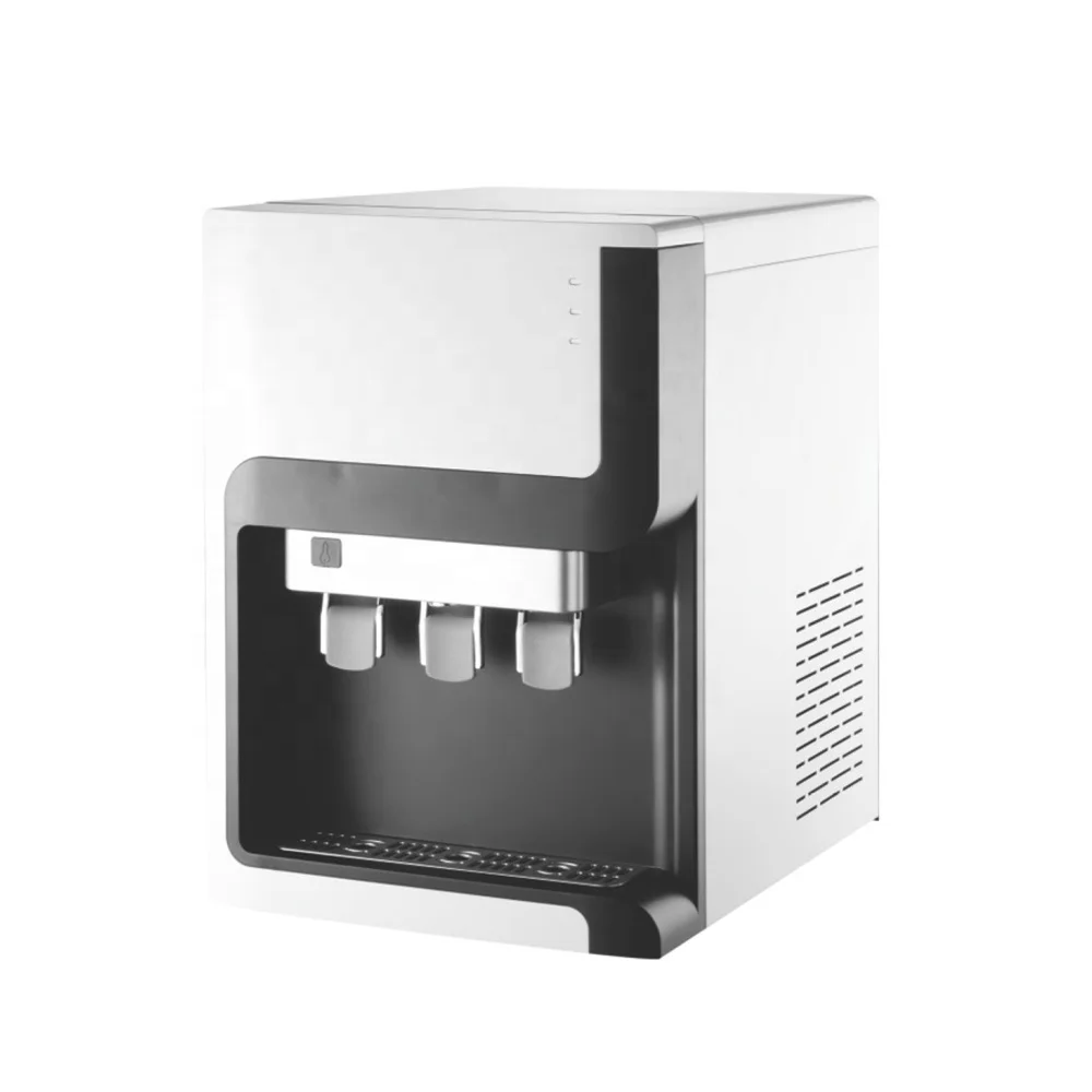 Hot And Cold RO/UF System Desktop Water Dispenser With Filter With Compressor Cooling
