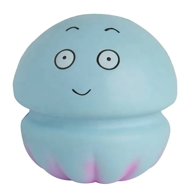 New Arrival Kawaii Galaxy Animal Octopus Squishy Jellyfish Slime Stress Relief PU Foam  Squeeze Toy