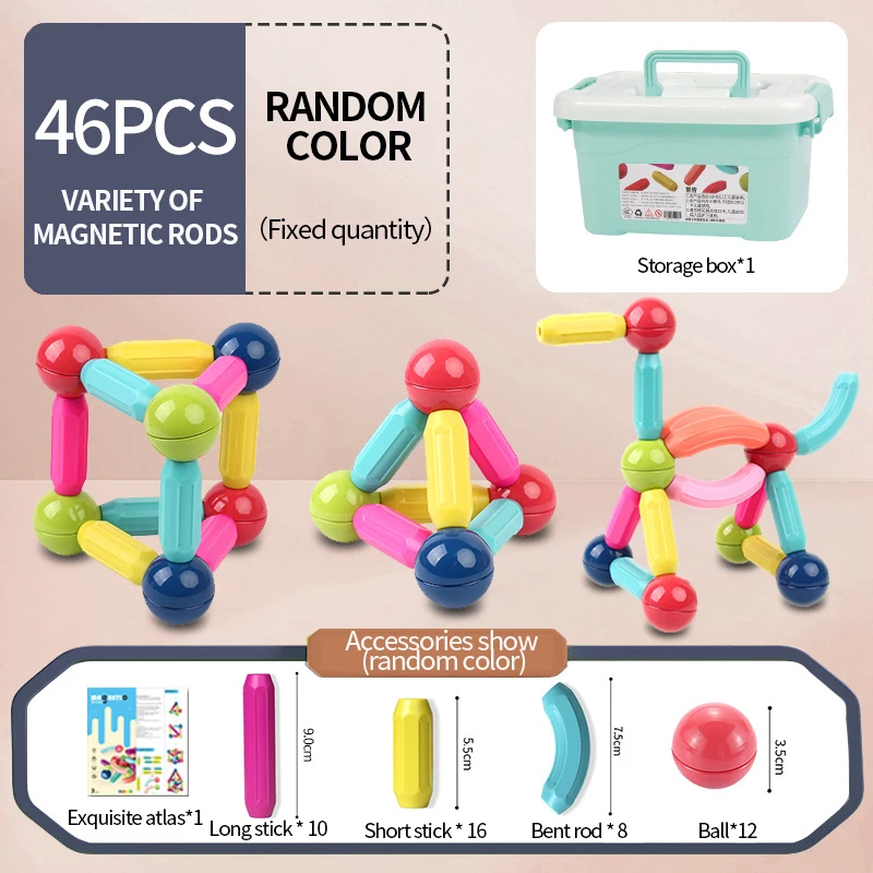 Good Quality Various Magnetic Blocks Toys Kid Blocks Model Building Toys Mini Building Blocks Magnetic Puzzle Toy