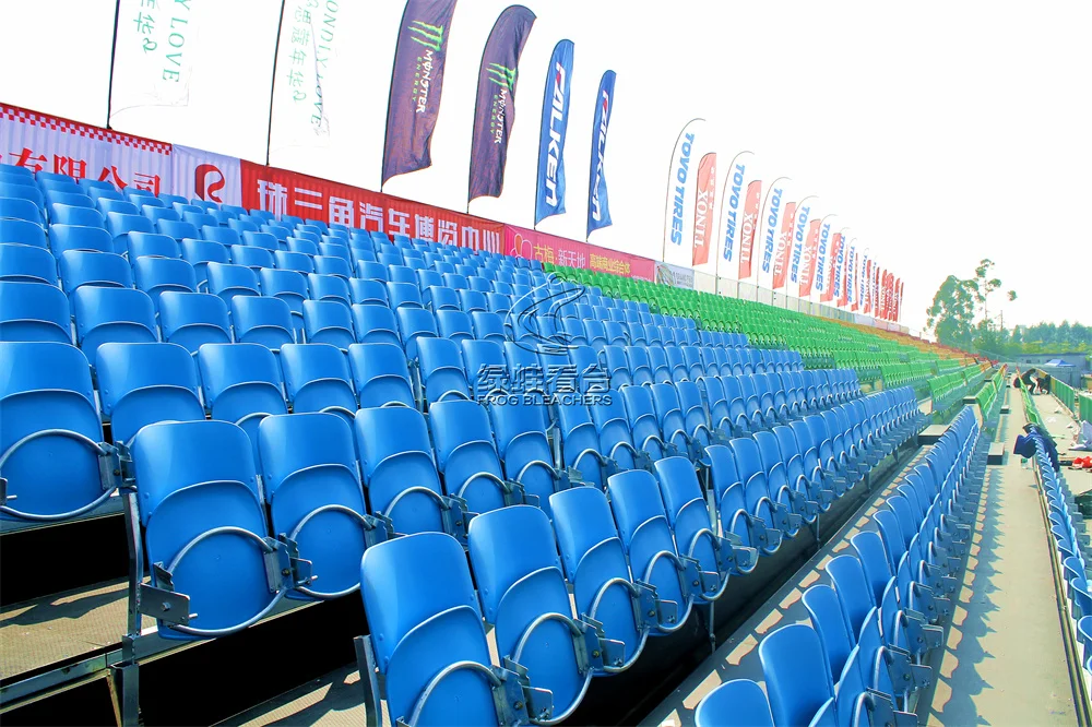 Factory Direct High Quality  Demountable Temporary Spectator Stands Outdoor Metal Scaffolding Grandstands