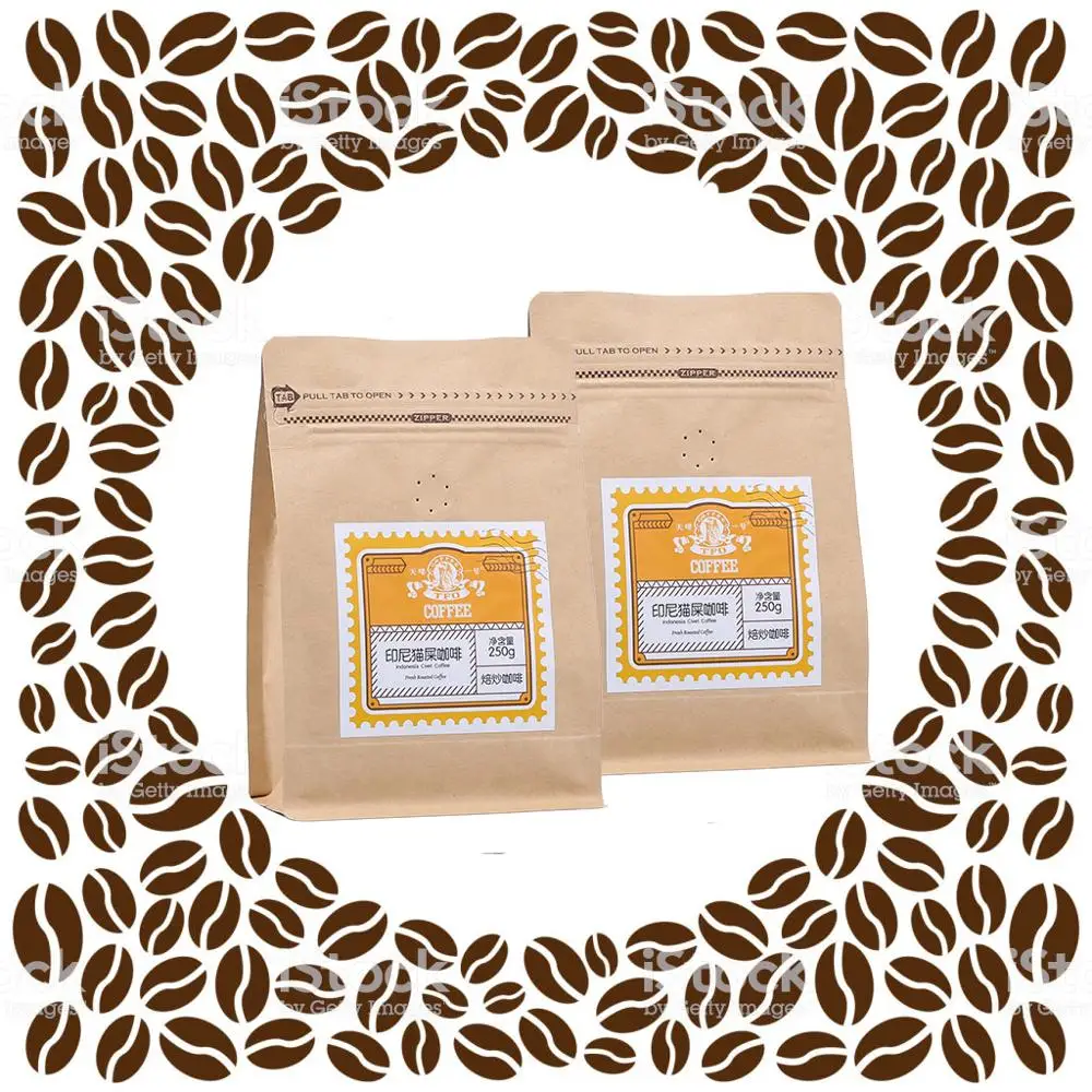 
OEM High Quality Roasted Indonesia Civet Coffee Bean 