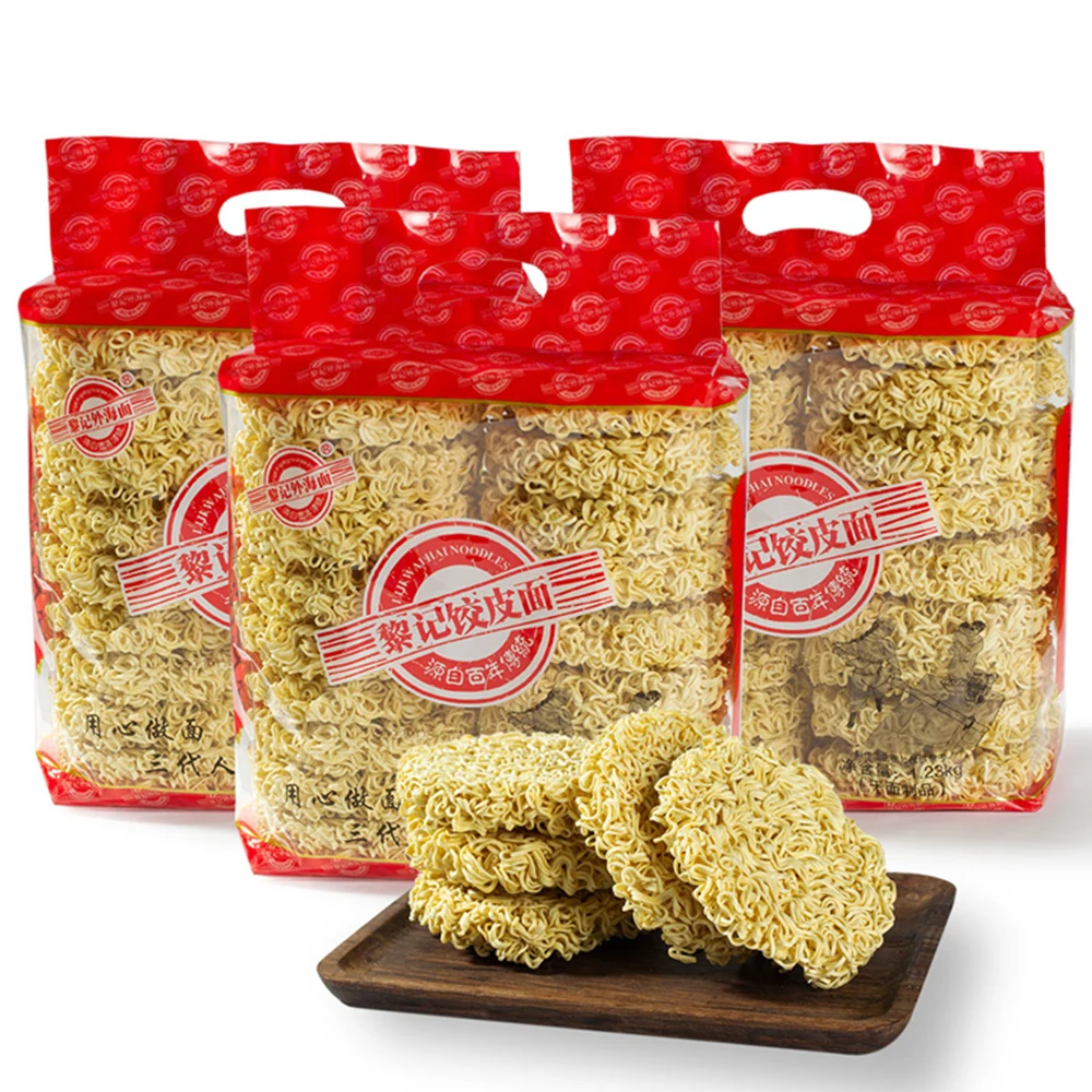 Liji вкусная лапша Wonton Oem не жареная сушеная быстрого приготовления