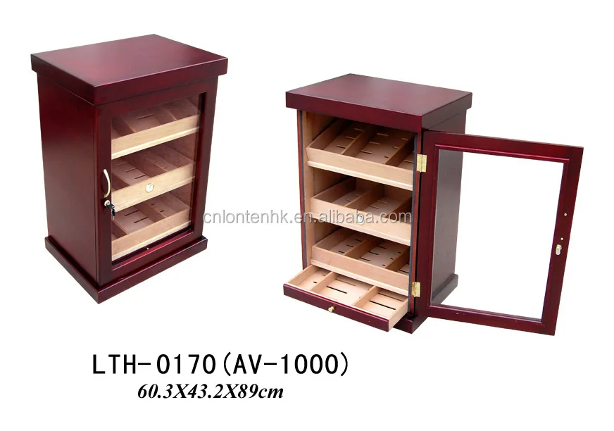 500 Cherry Cigar Display Humidors for Sale Used Humidor Cabinet Cigar Room Large Cigar showcase Rack Cabinet Humidor