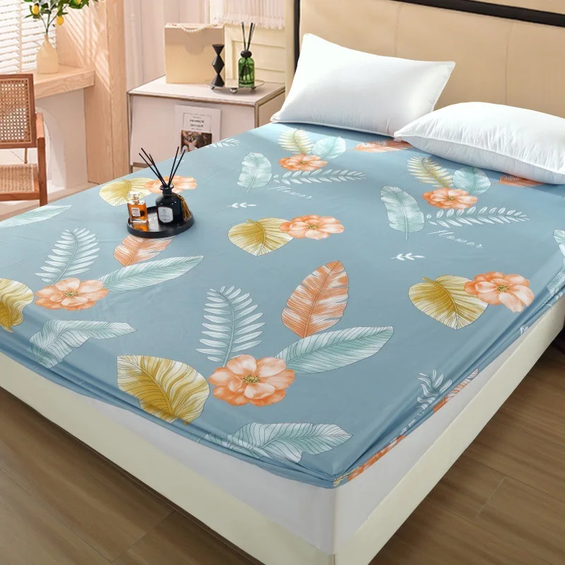 Custom Hypoallergenic Quilted_bamboo_terry Cotton Mattress Protector Waterproof Mattress Cover Mattress Topper