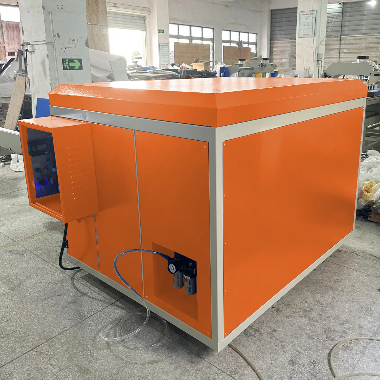 Big size automatic heat transfer machine with sponge hot stamping printing fabric bags design