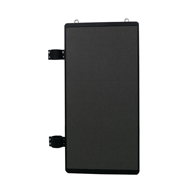 Outdoor Street Lighting Pole Display Led Screen Led Display Pole For Street Outdoor Full Color Lamppost