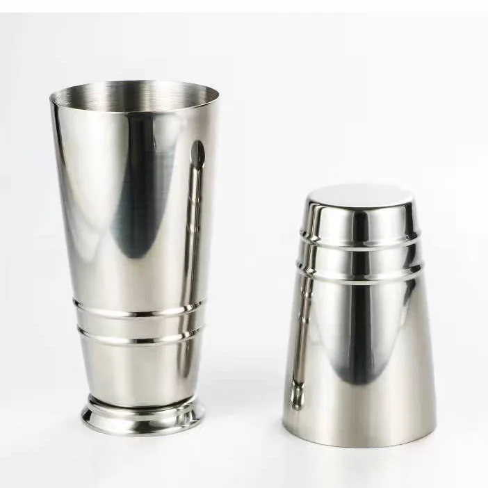 Factory Direct Stainless Steel Mugs Beerpong Travel Barrel Coffee Wine Camping Cups Boston Cocktail Shaker