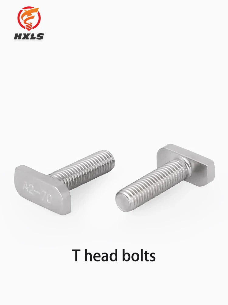 Stainless steel hammer head T shaped bolt t head M8*20 M8*25 T- bolt for solar mounting