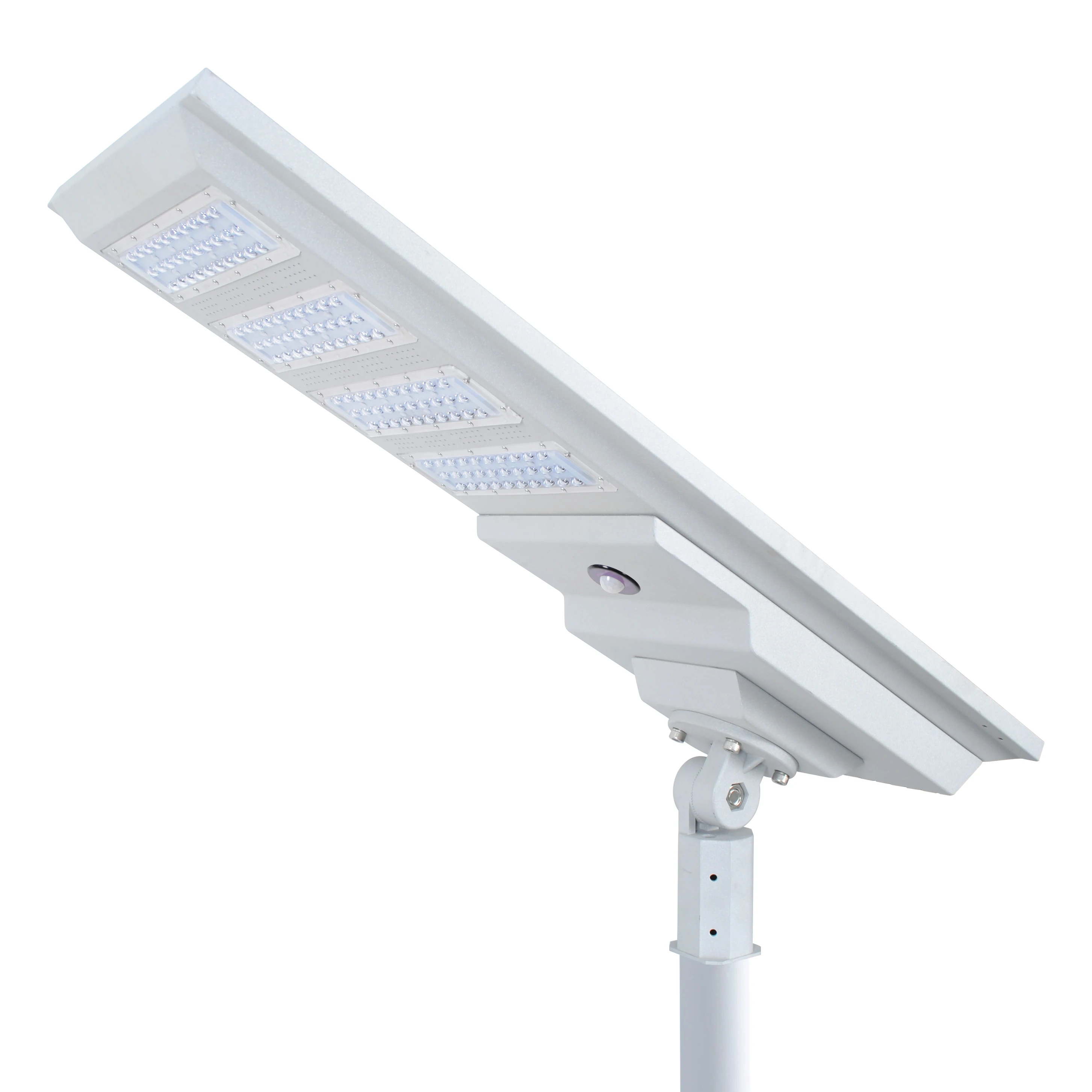 100w solar power street light IP65 Waterproof Motion Sensor Flood Light with Remote Control all in one for Yard Road
