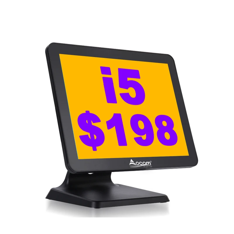 Cash Register printer scanner 2 slot pos cash drawer for point of sale system with removable bill and tray