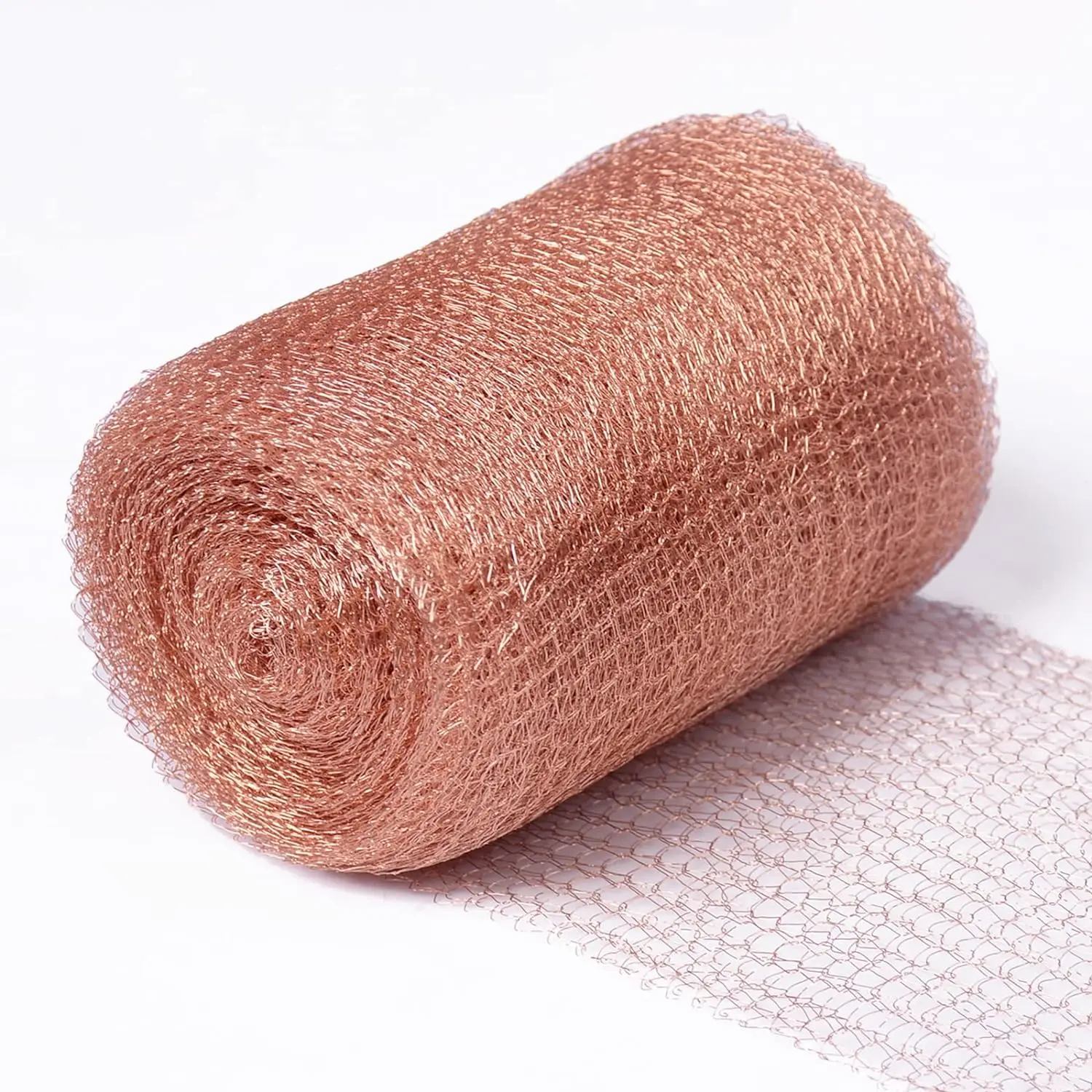 5 inch 100% Rustproof copper mesh screen roll / pest control copper fabric for hole blocking