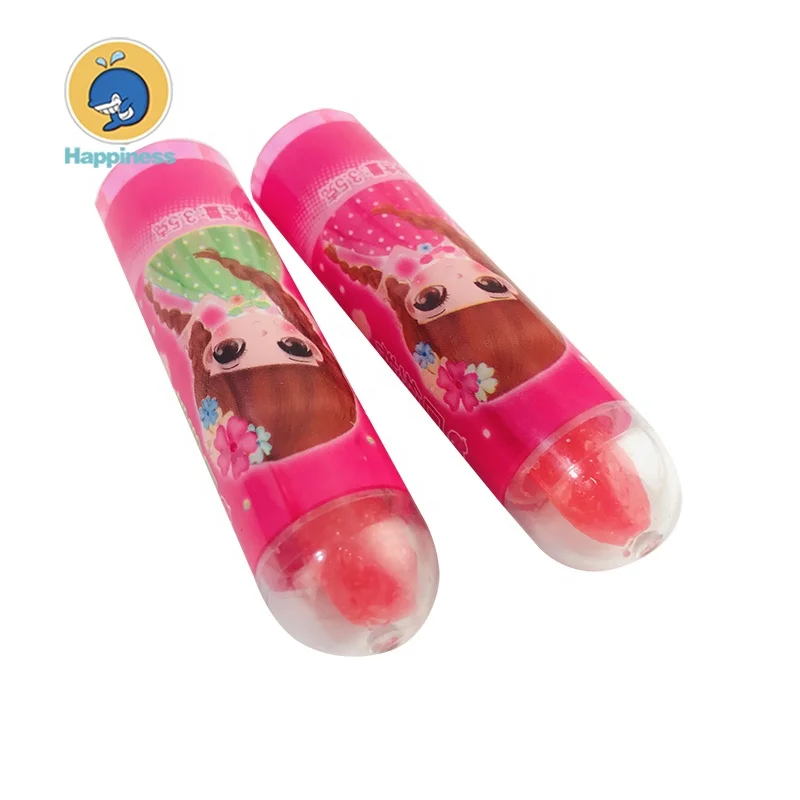 Cute little girl lipstick sugar edible lipstick candy