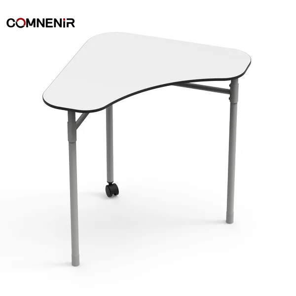 Modern School Classroom Furniture-Collaborative Study Tables and Chairs Versatile Layouts for Study Room Use