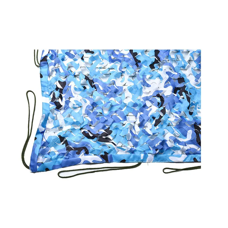 Custom high density nylon fabric fire retardant 10x30 army navy blue digital camo netting