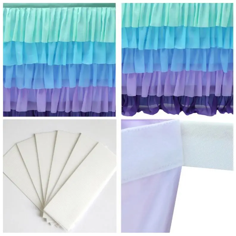 14ft Tulle Table Skirt Tutu Table Skirts Tableware Baby Shower Birthday Party Decorations Banquet Wedding Home Party Supplies