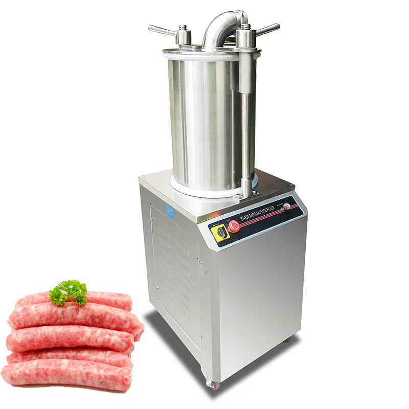 Electric Large Capacity Hydraulic Vacuum Sausage Filling Machine Meat Products Making Sausage Filling Machine