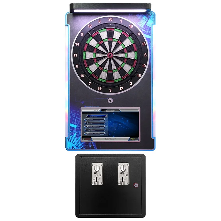 coin operated dart boards World adult LCD Online Vdarts flight standing electronic dart game machine for club