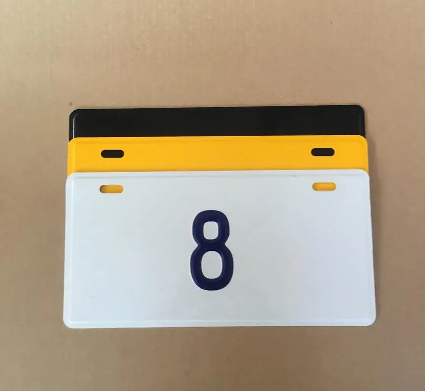 Custom car license plate, high quality cheap price printed aluminium blank car number plate