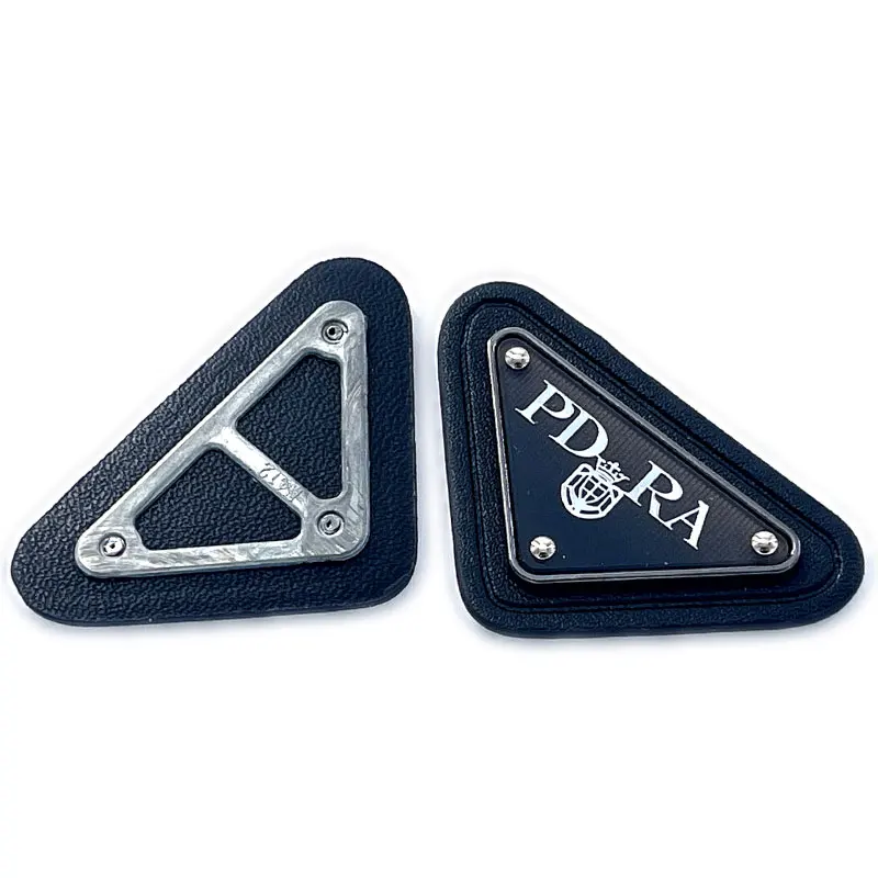 Genuine Unfinished Luxury Waterproof Private Label PU Leather Pouch Patches For Laser Engraving