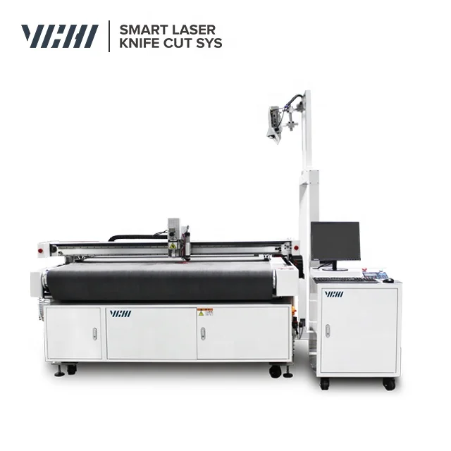 Digital CNC V Style Knife Round Knife Oscillating Knife Cutting Machine collection table