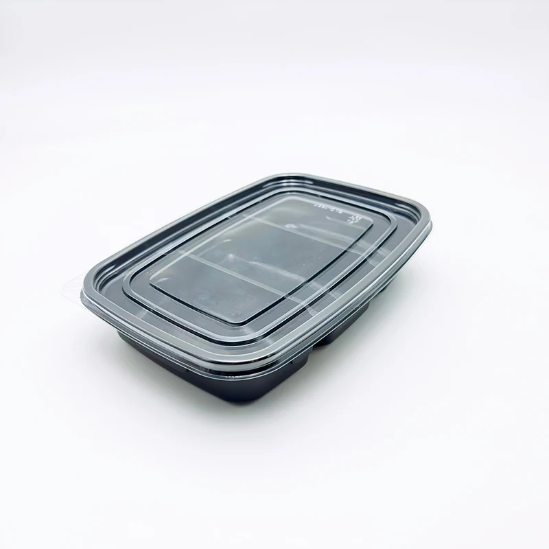 cold dish only fruit box multi compartments disposable plastic salad container