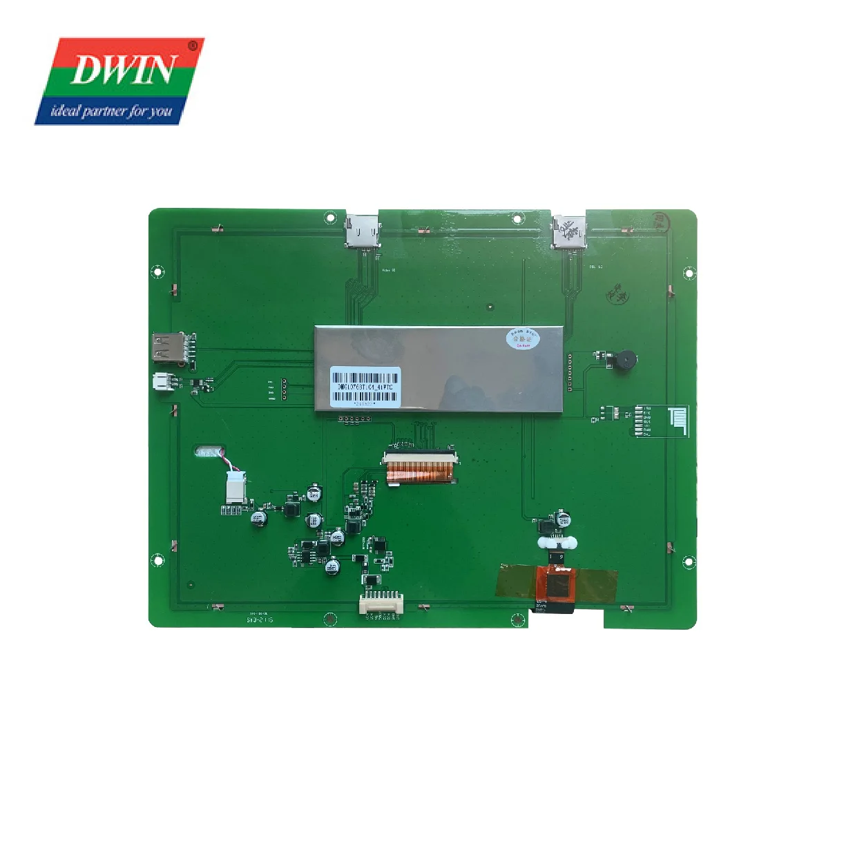 Based on T5L ASIC 10.4 Inch 1024xRGBx768 16.7M Colors DGUS II system Support Video play Music play USB camera screen