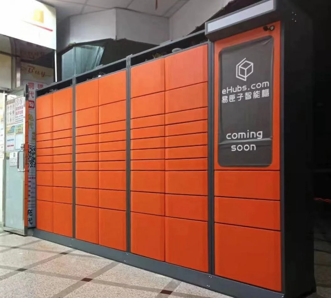 Parcel Locker Mobile Phone App & LCD Screen Control Smart Parcel Locker