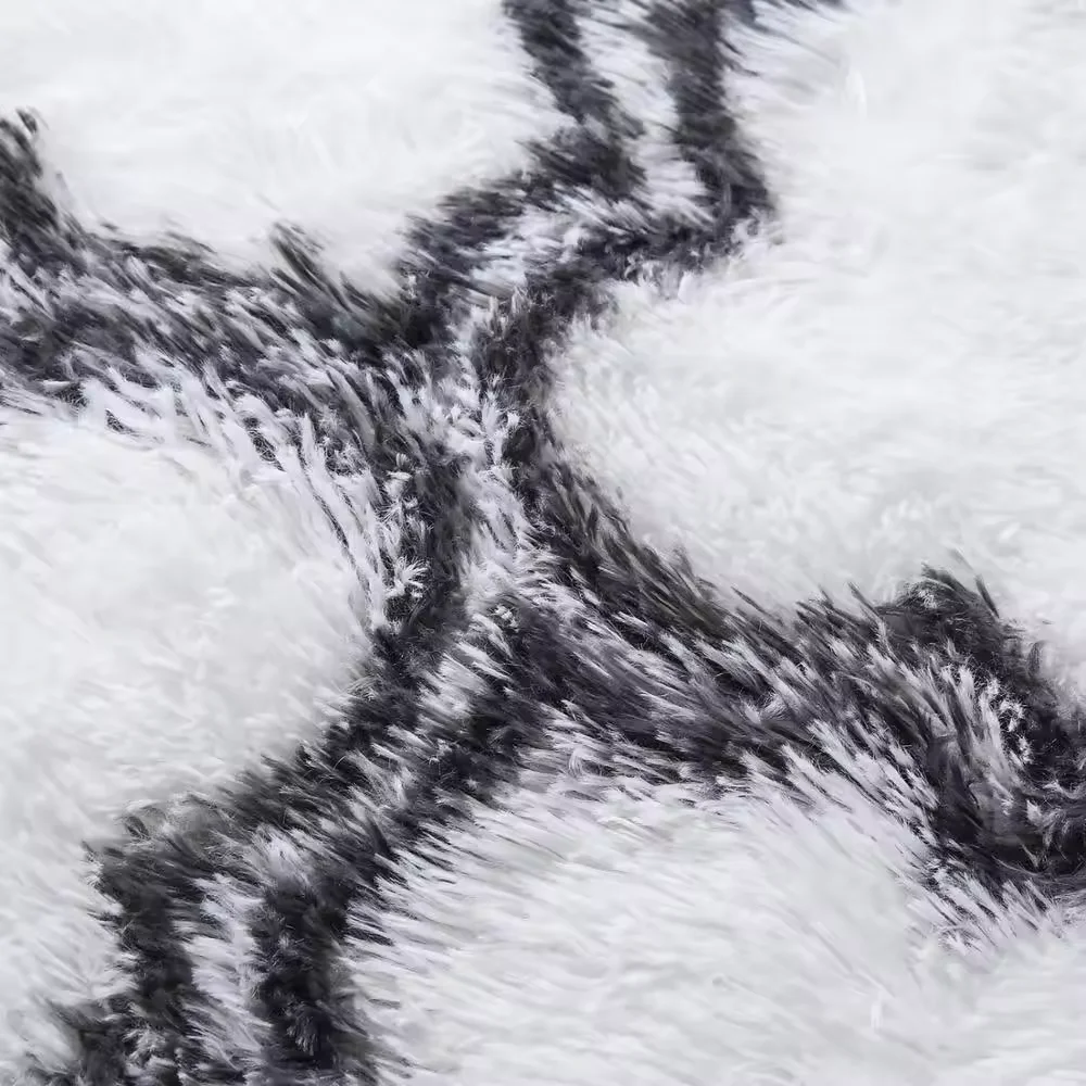 Soft Eco-friendly Indoor Large Modern Area Rugs Shaggy Patterned Fluffy Carpets Suitable for Living Room and Bedroom