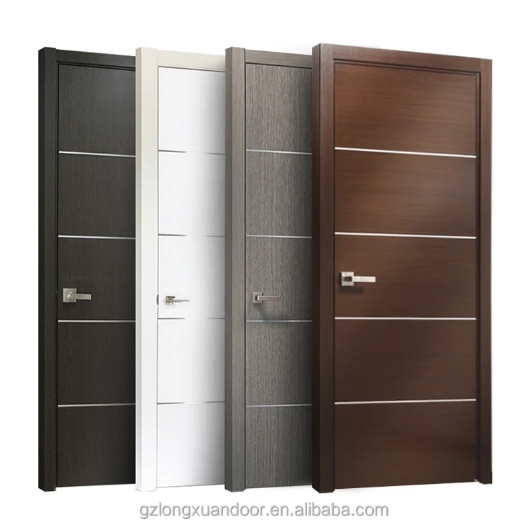 WPC Door Assembly Door Middle East Market Wood Plastic Composite Door for Room Interior