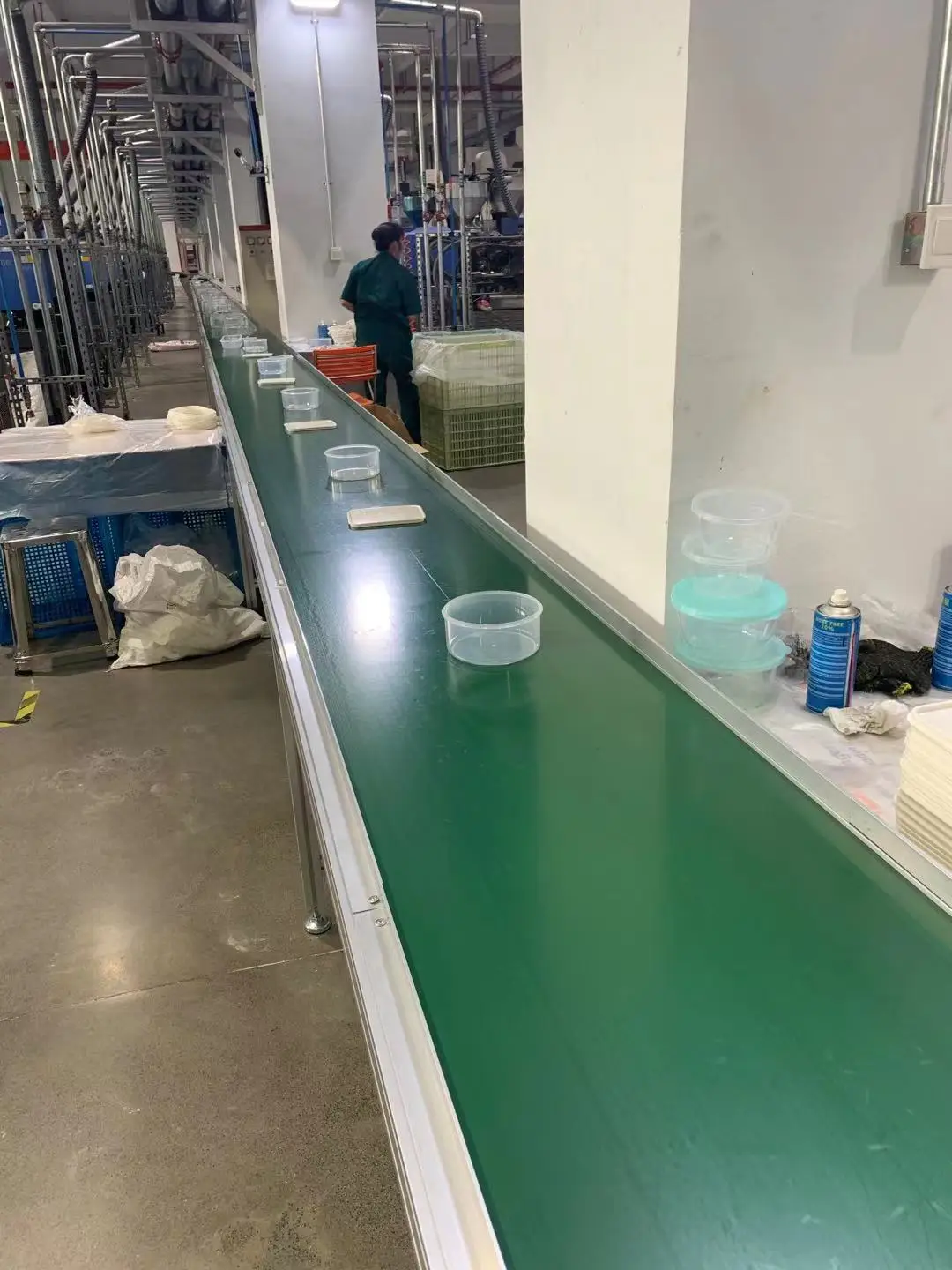 food grade material BPA free 1.6L rectanlge flat  PP airtight square shape storage box food container for kitchen