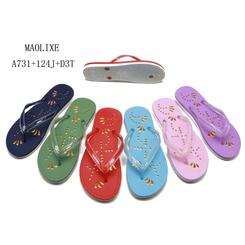 Wholesale famous brand custom girl slippers indian comfortable chappals for ladies