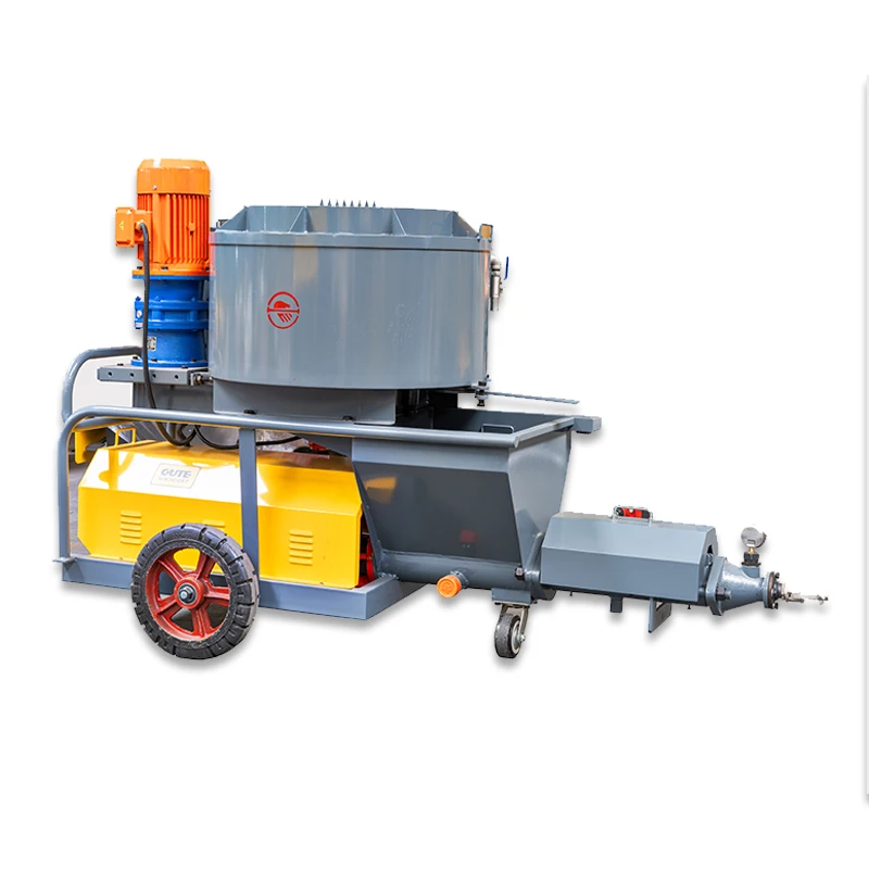 Hot Sale Small Wet Shotcrete Equipment Concrete Mortar Pump Mixing Machine for Tunnel