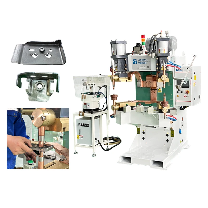 Agera Customized Automatic Nut Bolts Resistance Projection Spot Welding Equipment