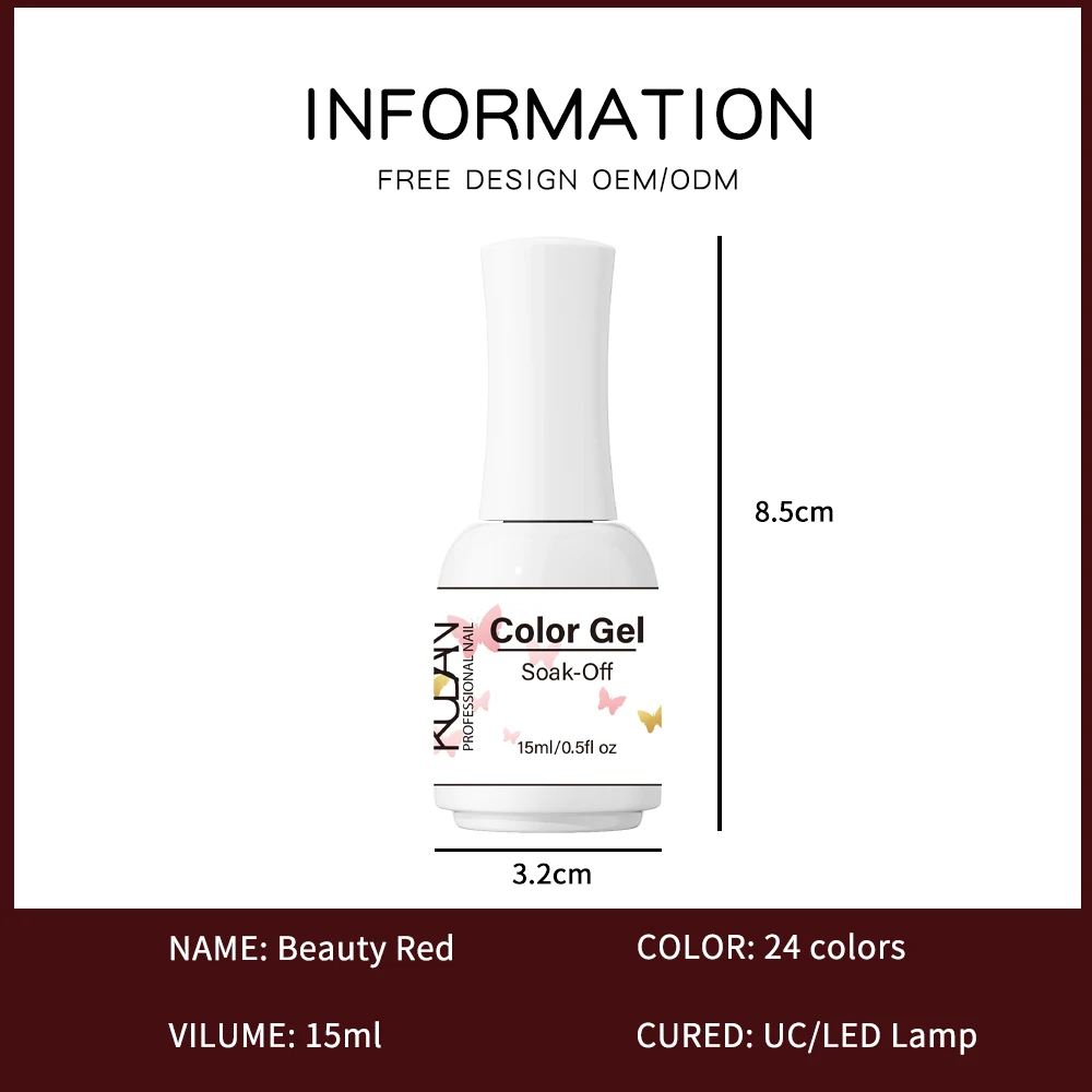 Private Label 15ml Soak Off Wholesale Gel Nail Polish Set With Brand Honey Girl Gel Polish