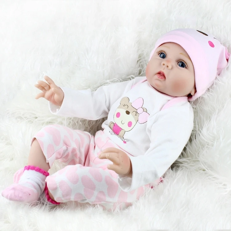 Wholesale christmas toys life like rubber newborn reborn baby doll for kids