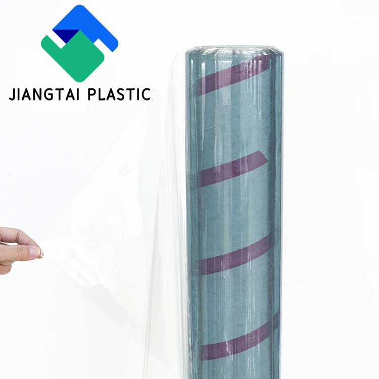Jiangtai Plastic PVC SUPER CLEAR FILM, transparent PVC film