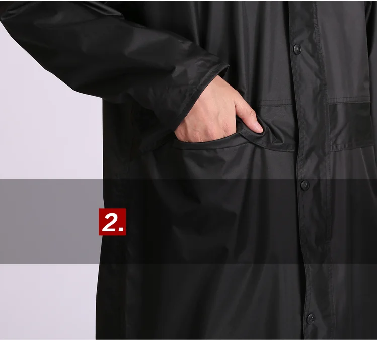 Long Sleeve Hi Vis Reflective Road Safety Raincoat Men Yellow Polo Cheap Logo Tape Feature with Oxford Fabric